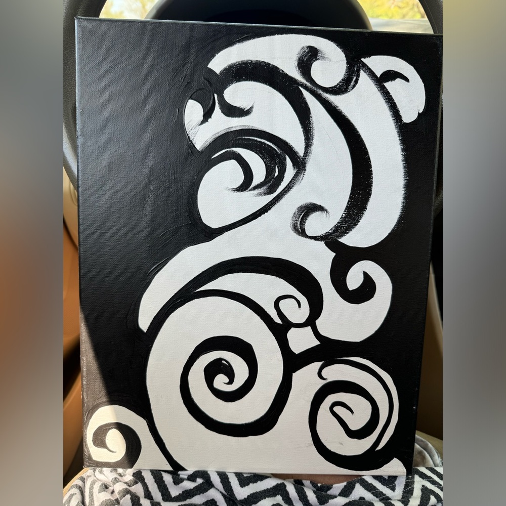 Painted canvas